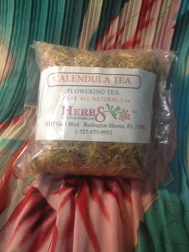 Calendula Flower Tea (Calendula officinalis)